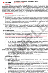 Sample Galvalume/Aluminium Finish and Base Metal Warranty