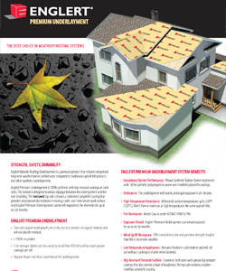 Premium Underlayment Info Sheet